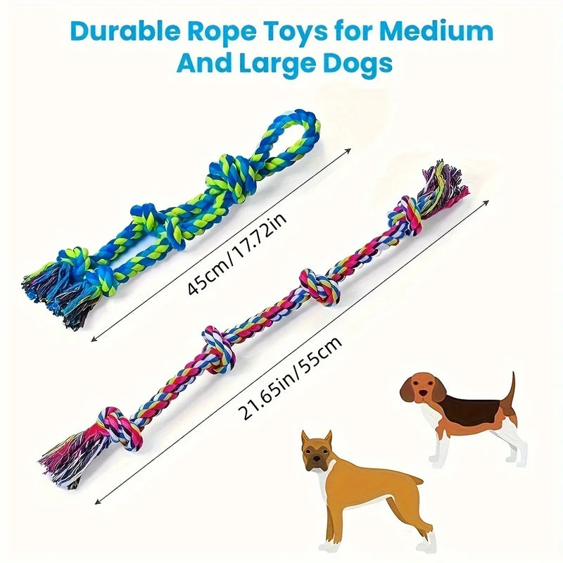 Jouet Corde pour Chien Nœuds 45 et 55 cm