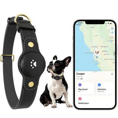 Collier GPS Chien Sans Abonnement Compatible iPhone et Android