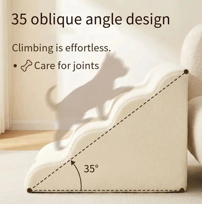 Escalier pour Chien Mousse Ondulée 2, 3 ou 4 Marches