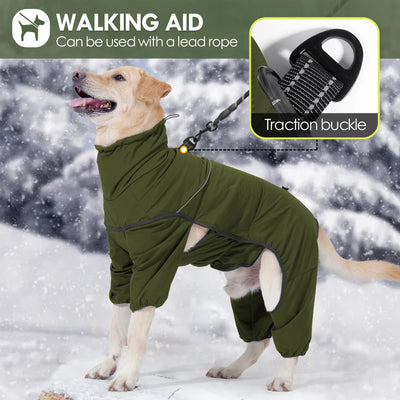 Manteau Imperméable Combinaison Rembourrée d'Hiver Grand Chien
