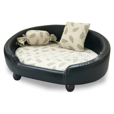 Canapé Ovale sur Pieds pour Chien Moyen 90x64 cm