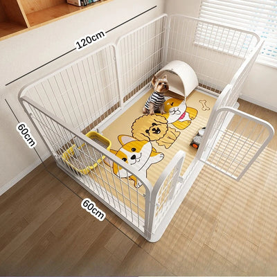Parc pour Chien Modulable 120x60 cm Barrière d'Intérieur