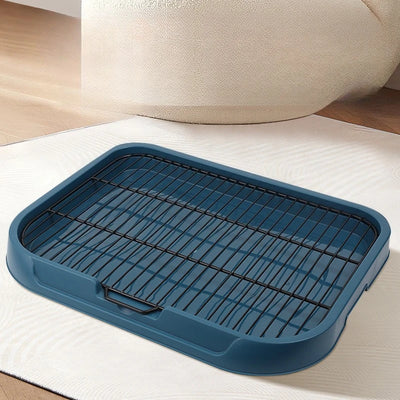 Tapis Éducateur Propreté Litière Chien Bac à Grille Métal