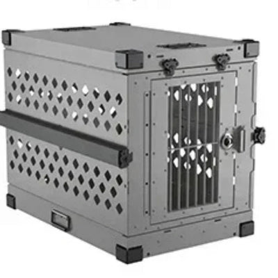 Caisse de Transport Chien Aluminium Pliable 61 à 143 cm