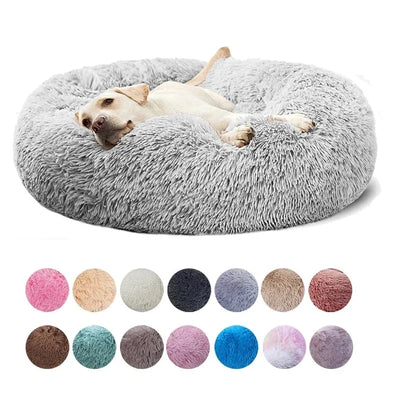 Panier Donut Ultra Doux Chien Moyen 40 à 90 cm
