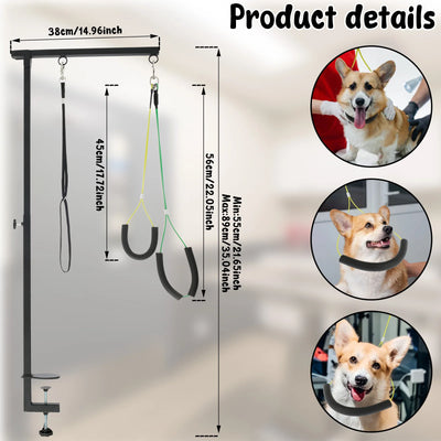 Bras de Table de Toilettage Chien en Fer avec Pince