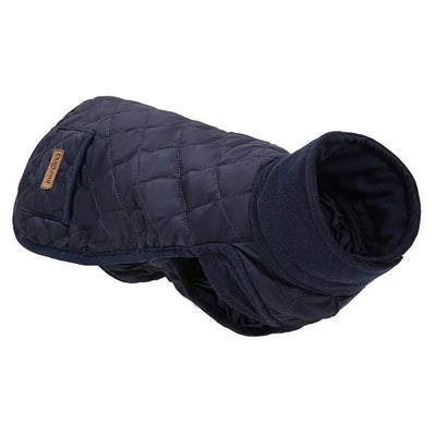Manteau Imperméable Matelassé pour Teckel et Chien à Dos Long