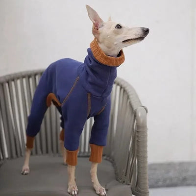 Pyjama Polaire Col Haut 4 Pattes Gros Chien