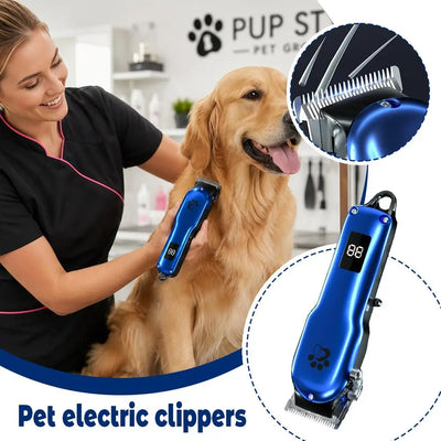 Tondeuse pour Chien Professionnelle Sans Fil 250 min LCD