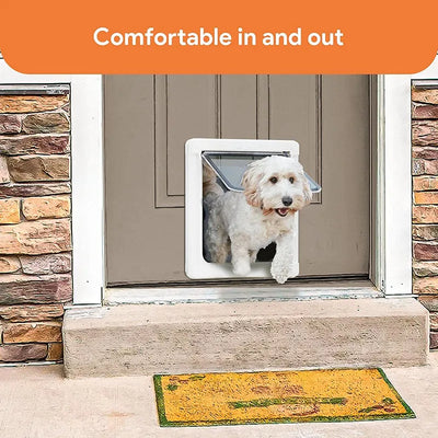 Porte pour Chien Verrouillable Solide Rabat Taille S et L