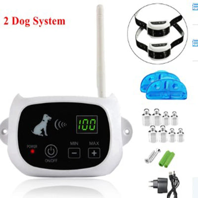 Clôture Électronique Sans Fil pour Chien 500 m Multi-Chiens