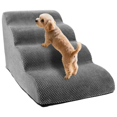 Rampe Escalier pour Chien Incurvée Mousse Lit Haut Canapé
