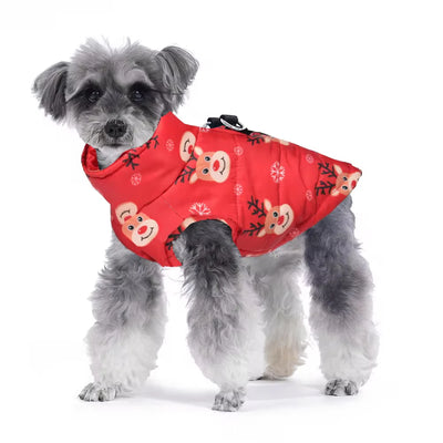 Doudoune de Noël Déguisement Renne Chien