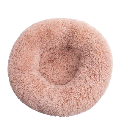 Panier Rond Donut Fibre Longue pour Chien 40 à 110 cm