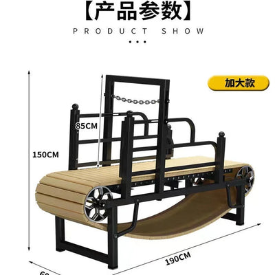 Tapis de Course pour Chien RapDuty Incurvé à Lattes, Structure Métal