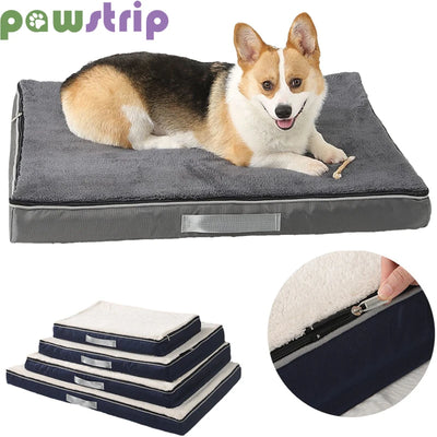 Matelas Mémoire de Forme pour Chien, Housse Lavable, 10 cm