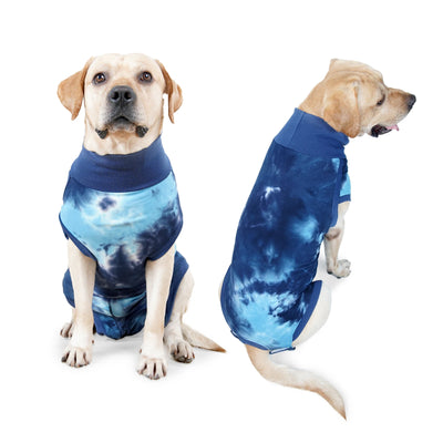 Combinaison de Récupération Chien Alternative Collerette Tie-Dye
