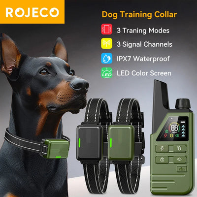 Collier Dressage Télécommande Étanche Gros Chien