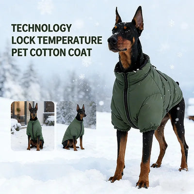 Manteau Polaire Chaud Grand Chien Labrador Husky