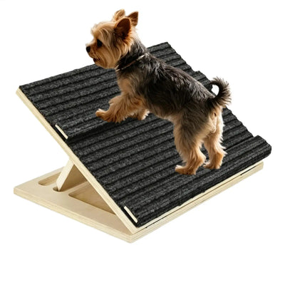 Rampe pour Chien Pliable Bois Réglable 3 Inclinaisons Petit Chien
