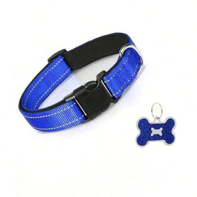 Collier Nylon Doux Réfléchissant pour Chien