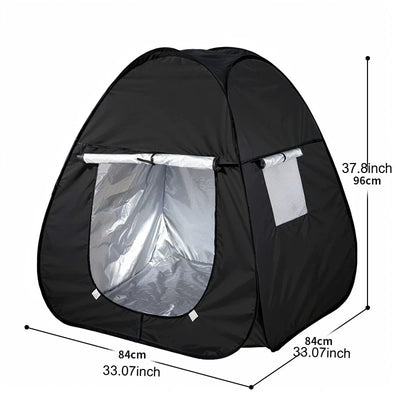 Tente pour Chien Pop-Up Grande Taille Niche Pliable Coupe-Vent