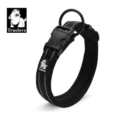 Collier Maille Nylon Réfléchissant Gros Chien