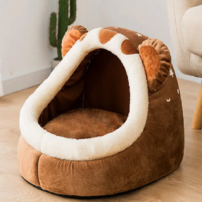 Lit Cave Douillet pour Petit Chien