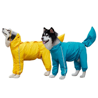 Manteau Imperméable Combinaison Visière Husky Samoyède 8XL-12XL