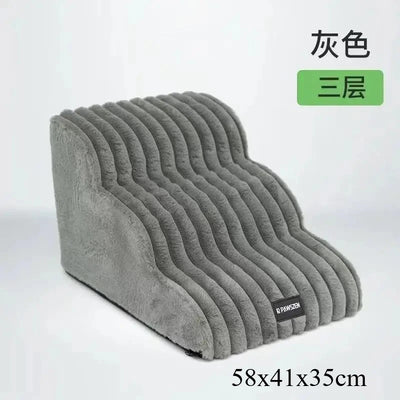 Escalier pour Chien Mousse Ondulée 2, 3 ou 4 Marches