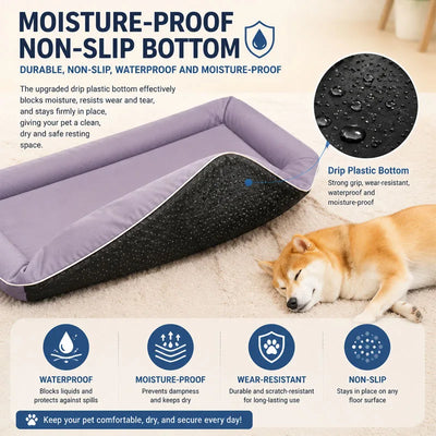Matelas pour Chien Étanche Oxford Mémoire de Forme Épais