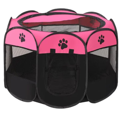 Tente pour Chien Octogonale Niche Pliable Montage Rapide