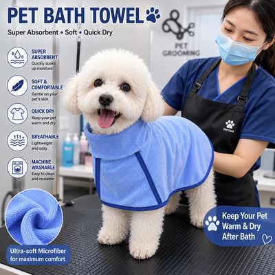 Serviette de Bain Polaire Corail Chien