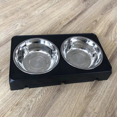 Gamelle Surélevée Réglable 5 Hauteurs Double Bol Gros Chien