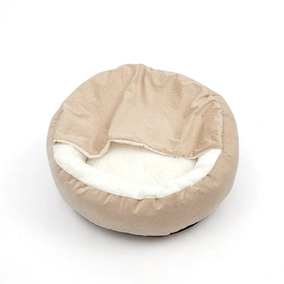 Panier Igloo Rond Cocon Douillet pour Petit Chien 50 et 60 cm