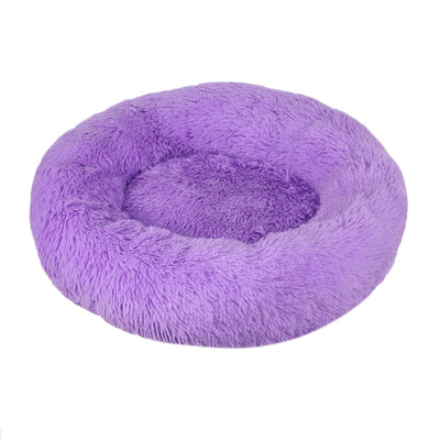 Panier Rond Donut Fibre Longue pour Chien 40 à 110 cm
