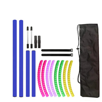Kit d'Agility Cerceau de Saut Chien 55 cm Démontable