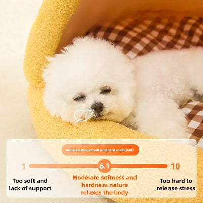 Niche d'Intérieur pour Chien Tipi Douillet 38 à 70 cm