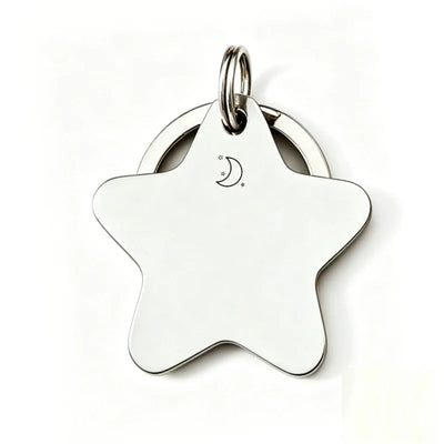 Médaille d'Identification Étoile Gravée pour Chien
