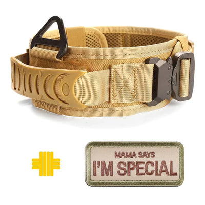 Collier Tactique Militaire Poignée Gros Chien