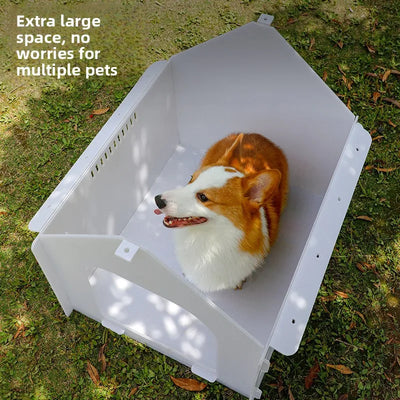 Niche Chien Extérieur en Plastique Ventilée 3 Tailles