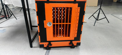 Caisse de Transport Chien Aluminium Pliable 61 à 143 cm