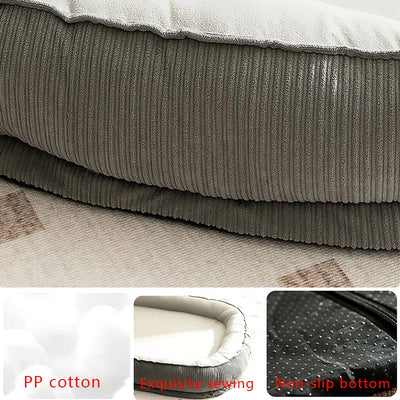 Matelas pour Chien à Mémoire de Forme Ovale 4 Tailles