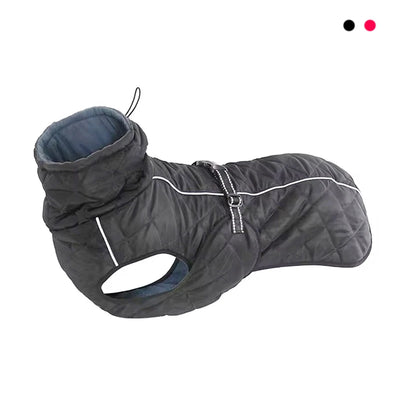 Manteau Imperméable Réfléchissant à Col Montant pour Chien