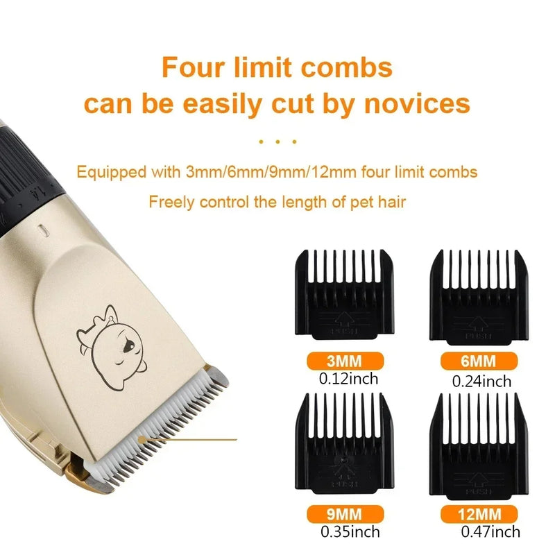 Tondeuse pour Chien Rechargeable USB 4 Sabots Lame Lavable