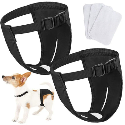 Culotte Hygiénique pour Chien Lavable Réglable XS à 2XL