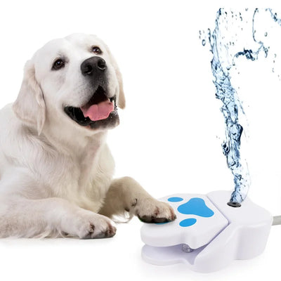 Fontaine à Eau Chien Extérieur à Pédale pour Jardin