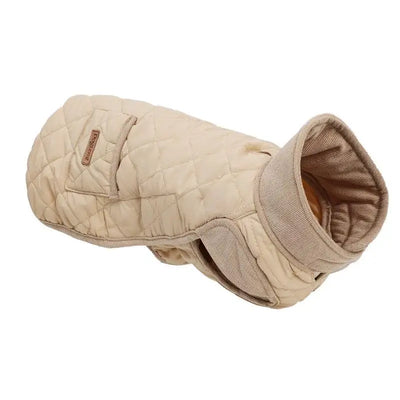 Manteau Imperméable Matelassé pour Teckel et Chien à Dos Long