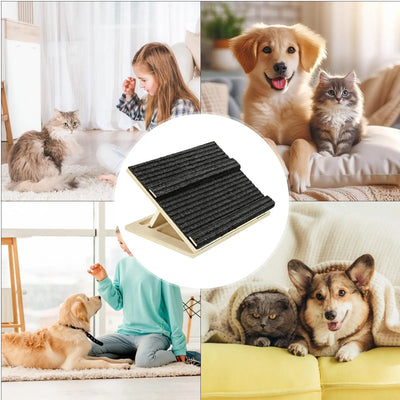 Rampe pour Chien Pliable Bois Réglable 3 Inclinaisons Petit Chien