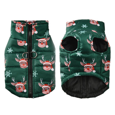 Doudoune de Noël Déguisement Renne Chien